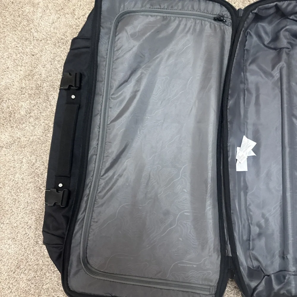 High Sierra Large Rolling Duffel Bag Black 30